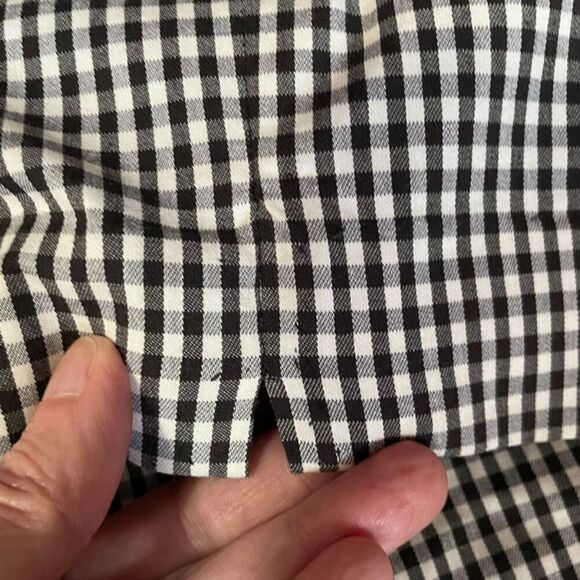 Jones Wear Black & White Checkered Pants l Size 12 - Picture 6 of 9